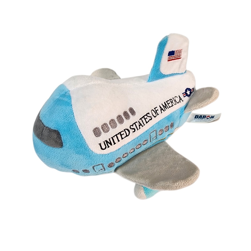 Daron United States of America Plush Airplane Air Force One Toy